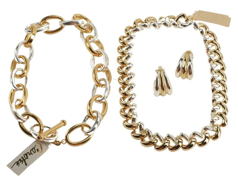 Erwin Pearl & Carolee Two-toned Jewelry