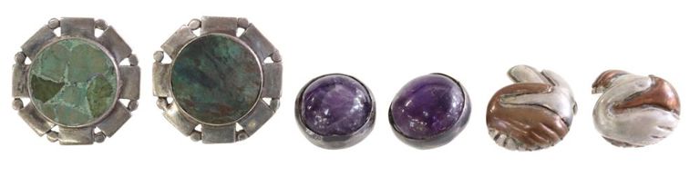 William Spratling Taxco Silver Cufflinks
