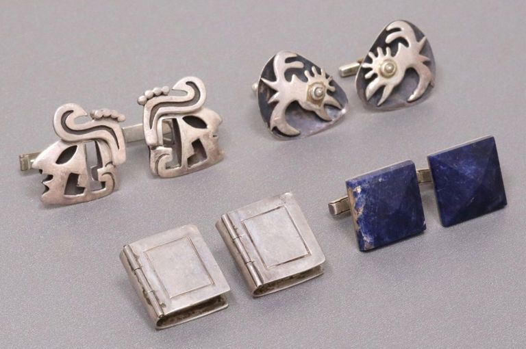 Salvador, Humbert Harmon Sterlng Cufflinks