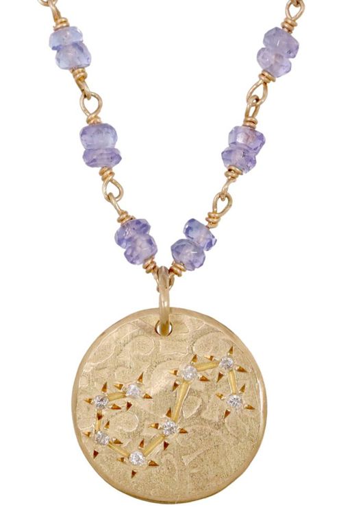 Page Sargisson 10k Diamond Scorpio Zodiac Pendant