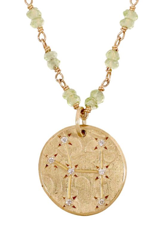 Page Sargisson 10k & Diamond Cancer Zodiac Pendant