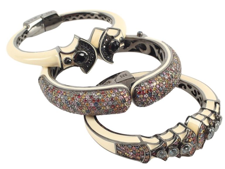 Matthew Campbell Laurenza 925 Hinged Bangles