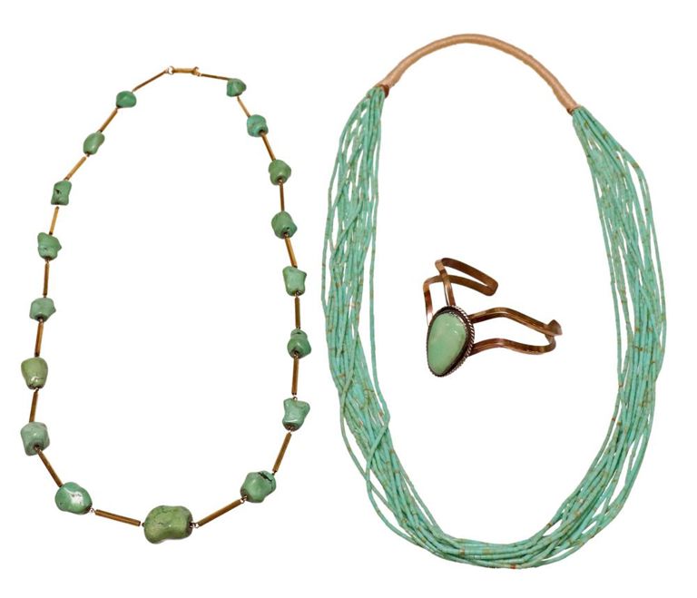Southwest Turquoise Necklaces & Cuff