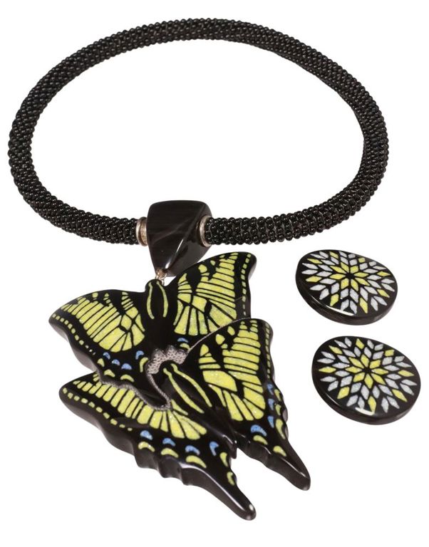Kevin Pourier Lakota Buffalo Horn Jewelry