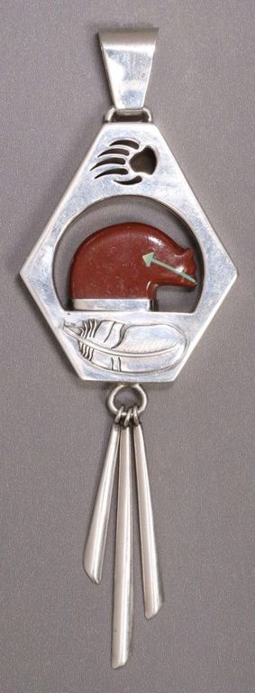 Wil Vandever Navajo Spirit Bear Pendant