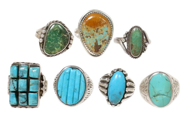 Native American & Southwest Turquoise Rings