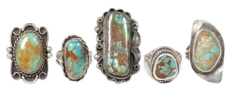 Native American & Southwest Turquoise Rings