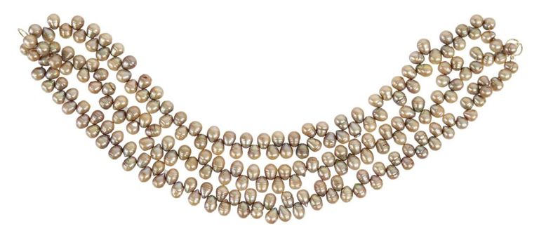 Estate Multi-strand Cultured Pearl Necklace