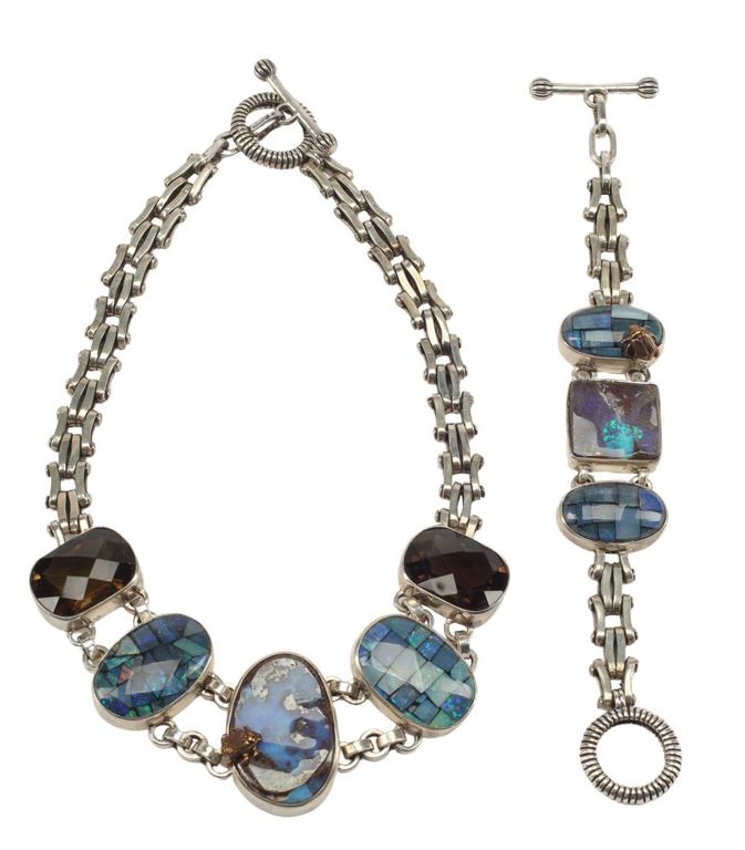 Designer Stephen Dweck Sterling One-of-a-Kind Jewelry Suite