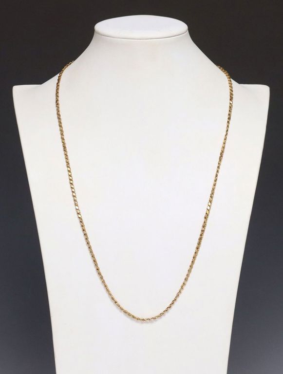 Estate 14kt/18kt Yellow Gold Chain Necklace