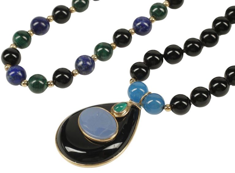 Estate beaded necklaces