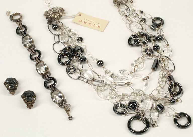 Estate designer sterling silver jewelry, Stephen Dweck