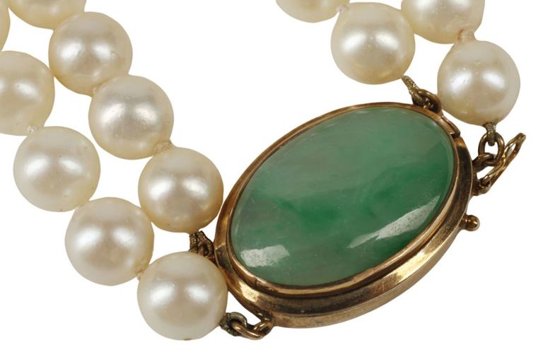 Estate multi-strand pearl necklace