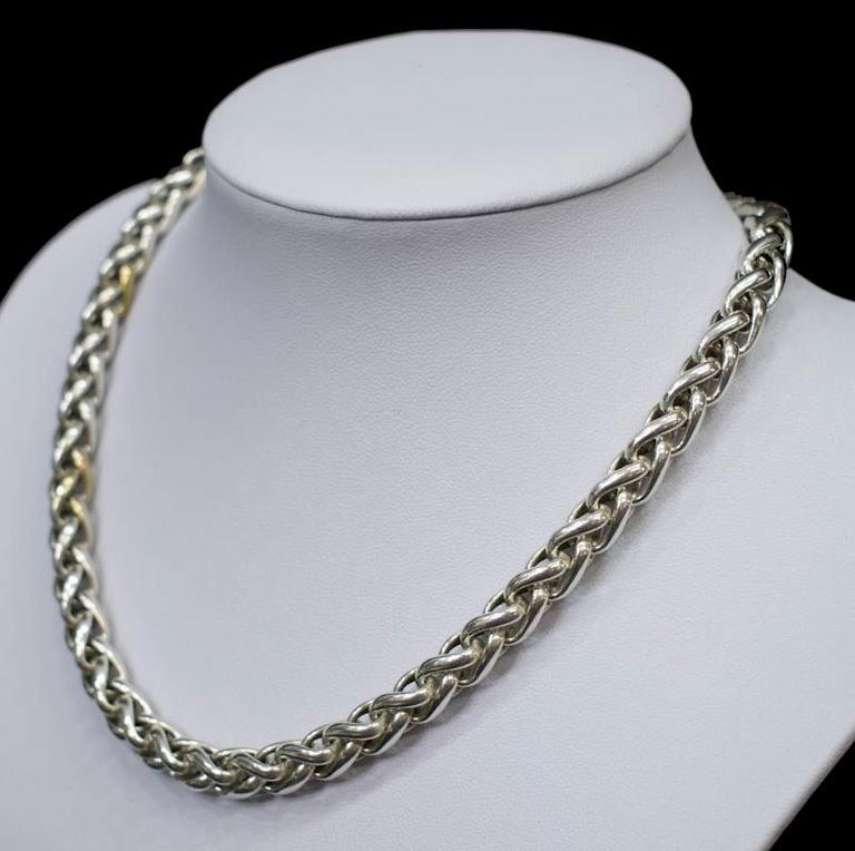 David Yurman 925 Sterling & 14kt Gold Necklace