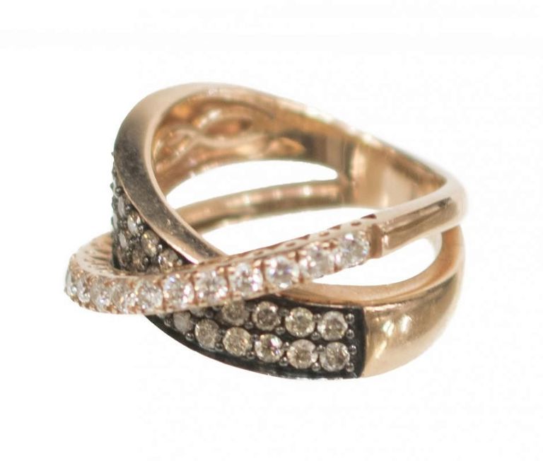 Ladies Le Vian Multi-diamond 14kt Gold Estate Ring