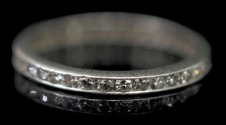 Estate Platinum & Diamond Eternity Band