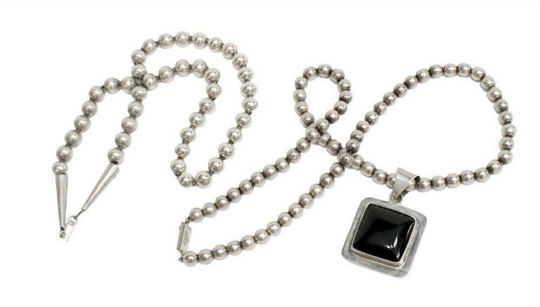 Mexico & Signed Sterling Bead Necklaces