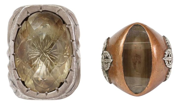 Gent's Pitango Silver & Copper Statement Rings