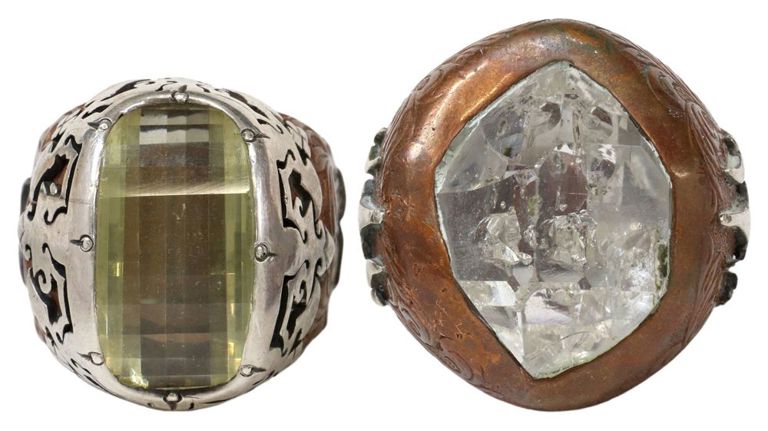 Gent's Pitango Silver & Copper Statement Rings