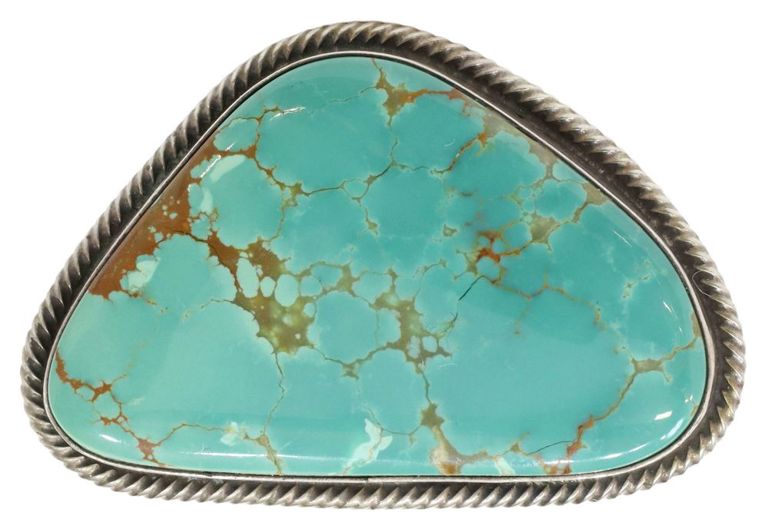 Gent's Rick Martinez Navajo Turquoise Silver Ring