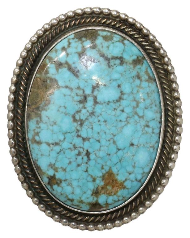 Rick Martinez Navajo Sterling & Turquoise Ring