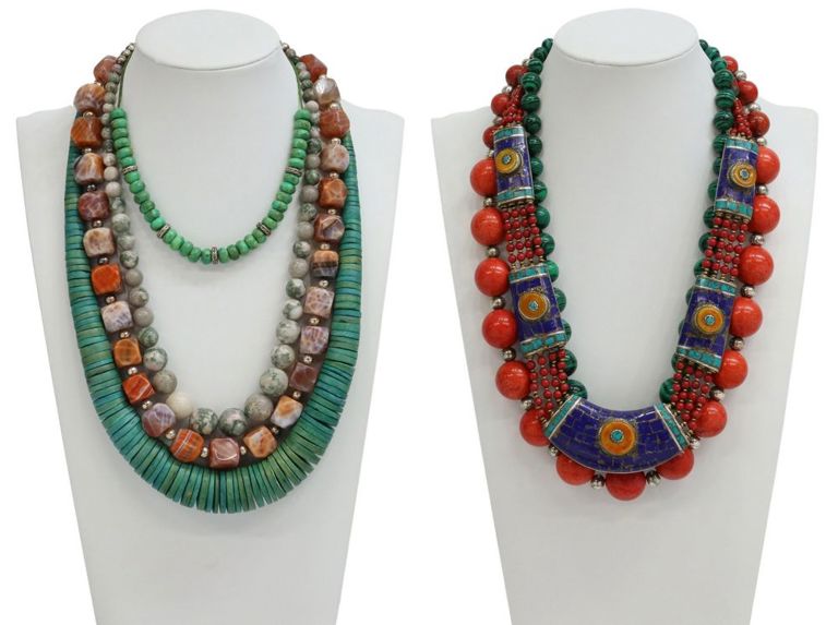 Estate Gemstone & Other Beaded Necklaces