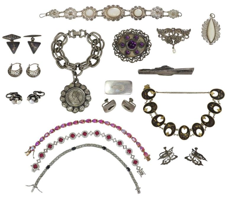 Sterling Silver & Other Costume Jewelry