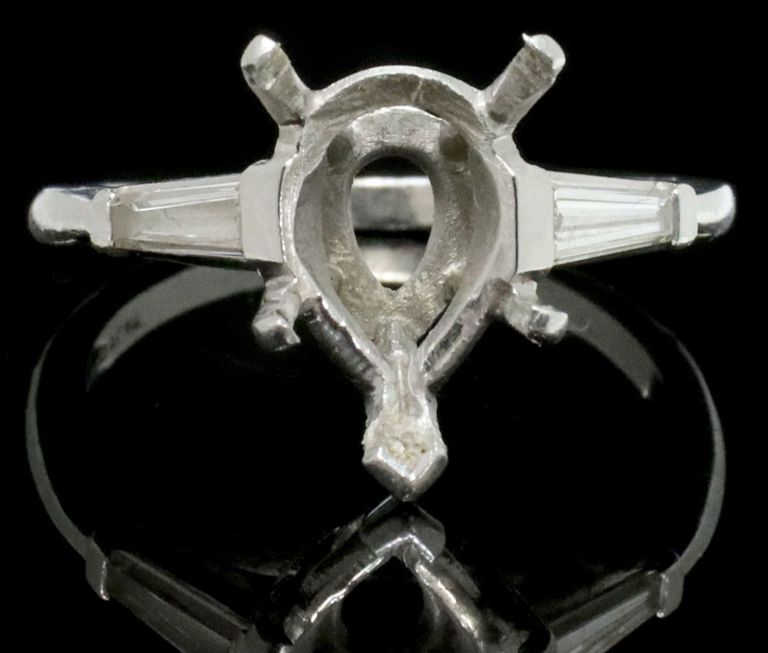 Platinum & Diamond Ring Setting