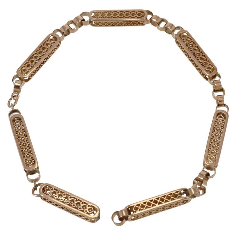 Estate 14kt Yellow Gold Link Chain Fragment