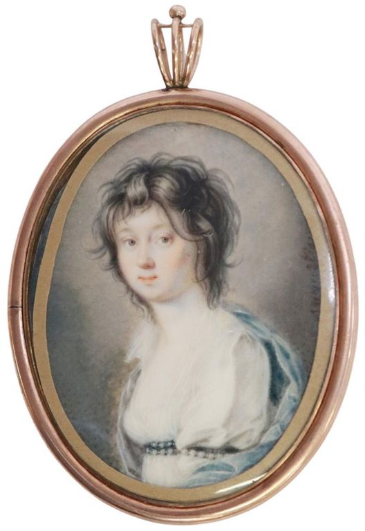 Jean-baptiste Jacques Augustin (Attr) Miniature