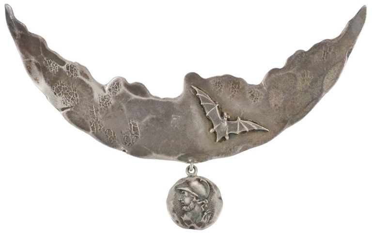George Shiebler Sterling Homeric Series Brooch