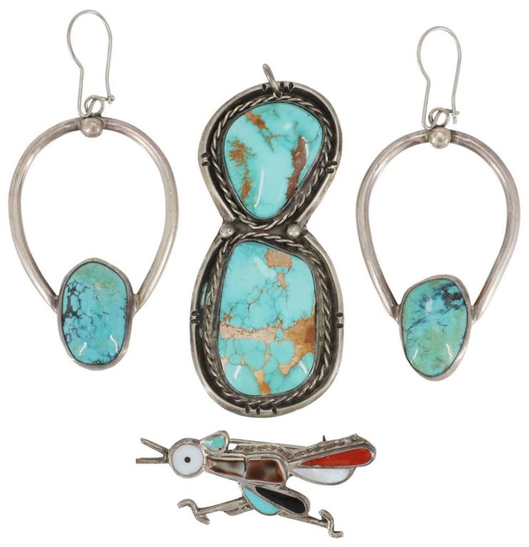 Southwest Style Silver & Turquoise Jewelry