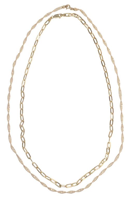 Estate 9kt & 14kt Gold Necklaces