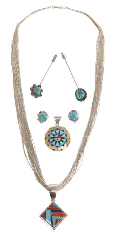 Native American Silver & Turquoise Jewelry