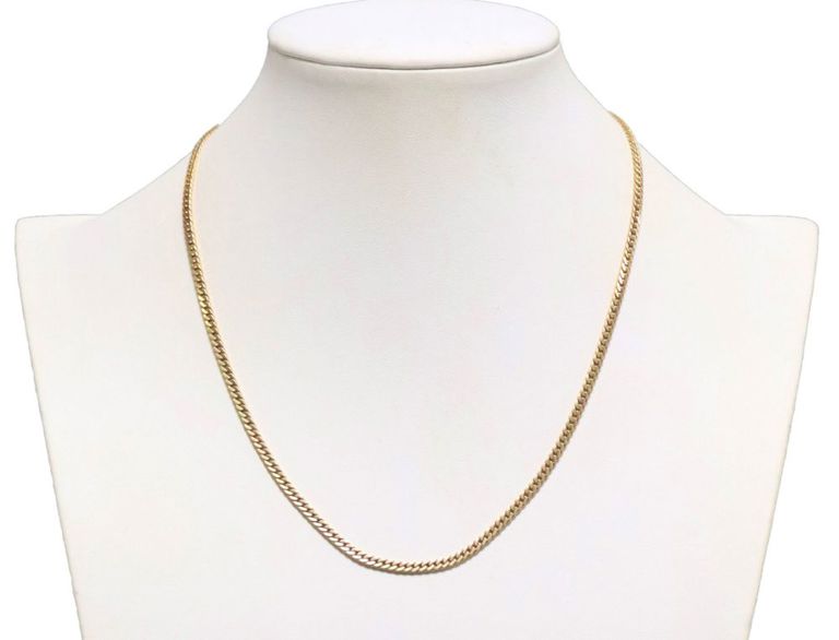 Estate Italian Unoaerre 14kt Yellow Gold Chain Necklace