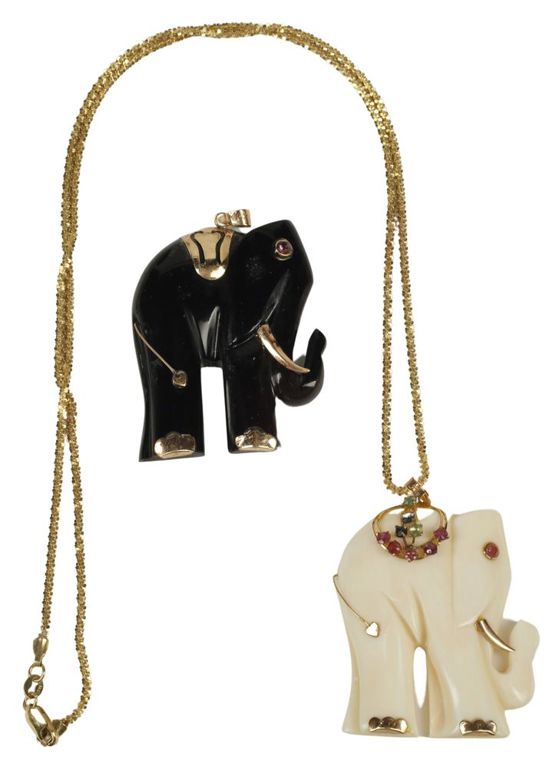 Estate 14k yellow gold jewelry group