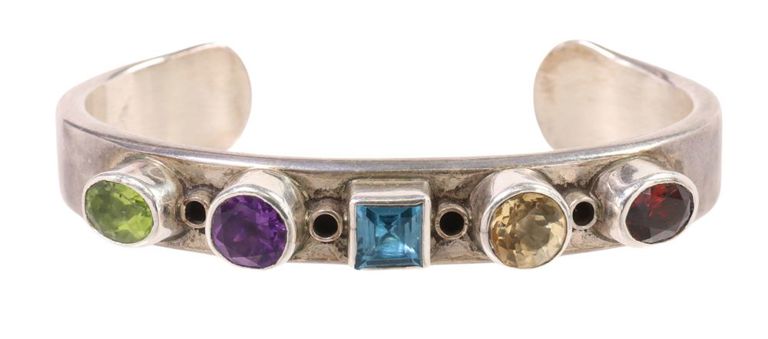 Southwest sterling silver cuff bracelet