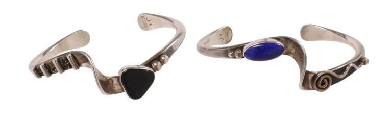 Southwest sterling silver cuff bracelets