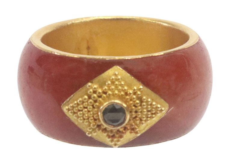 Carolyn Tyler estate 22k yellow gold ring