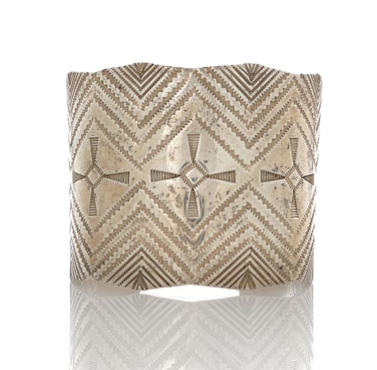 Greg Thorne southwestern sterling silver cuff