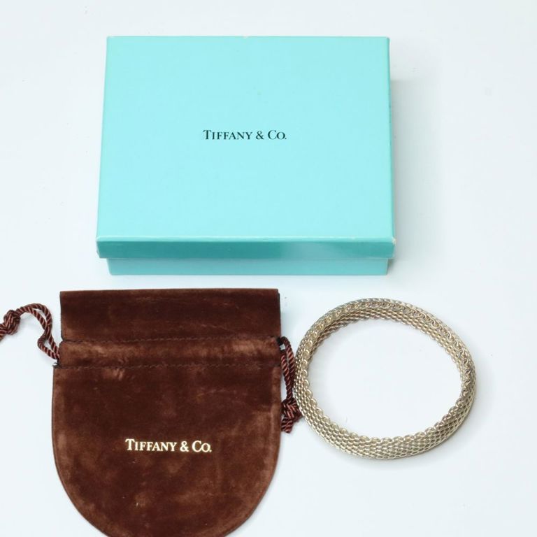 Tiffany & Co. Somerset mesh silver bangle