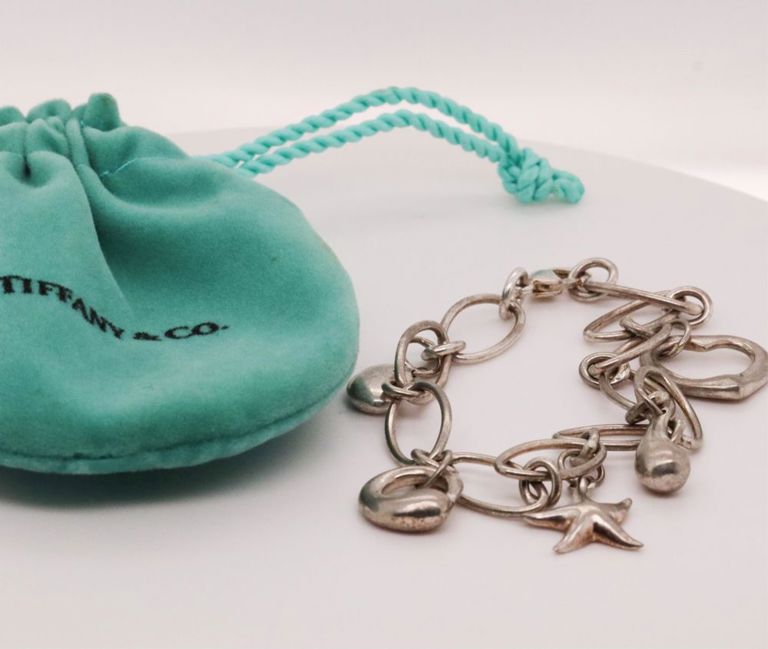 925 sterling silver multi-charm bracelet