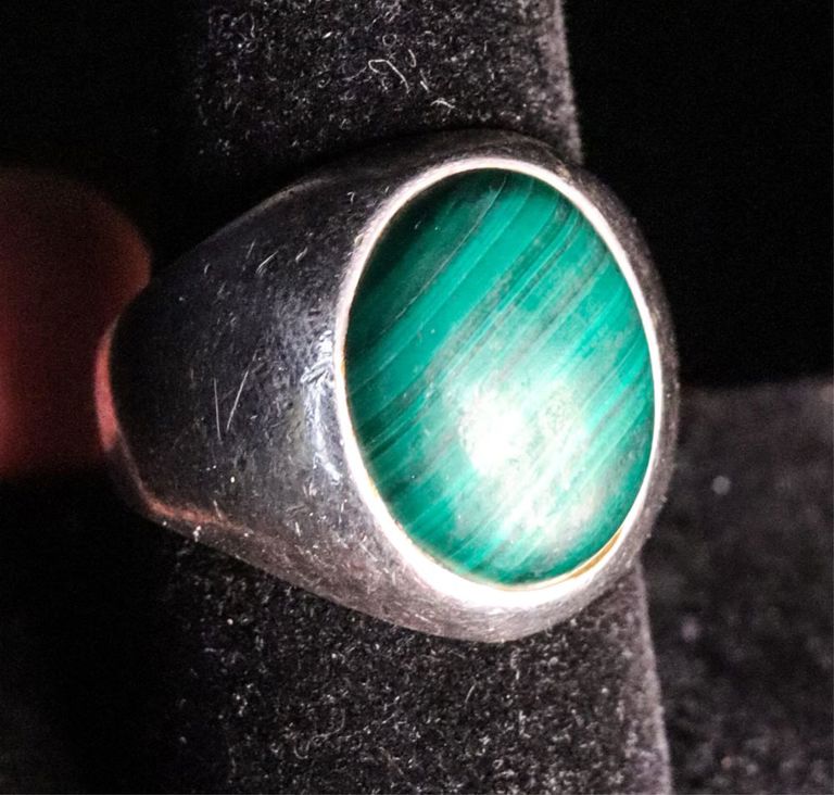 Vintage sterling silver turquoise ring