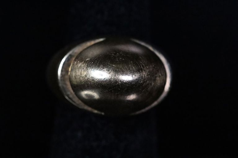 Bulgari cabochon 18k yellow gold ring