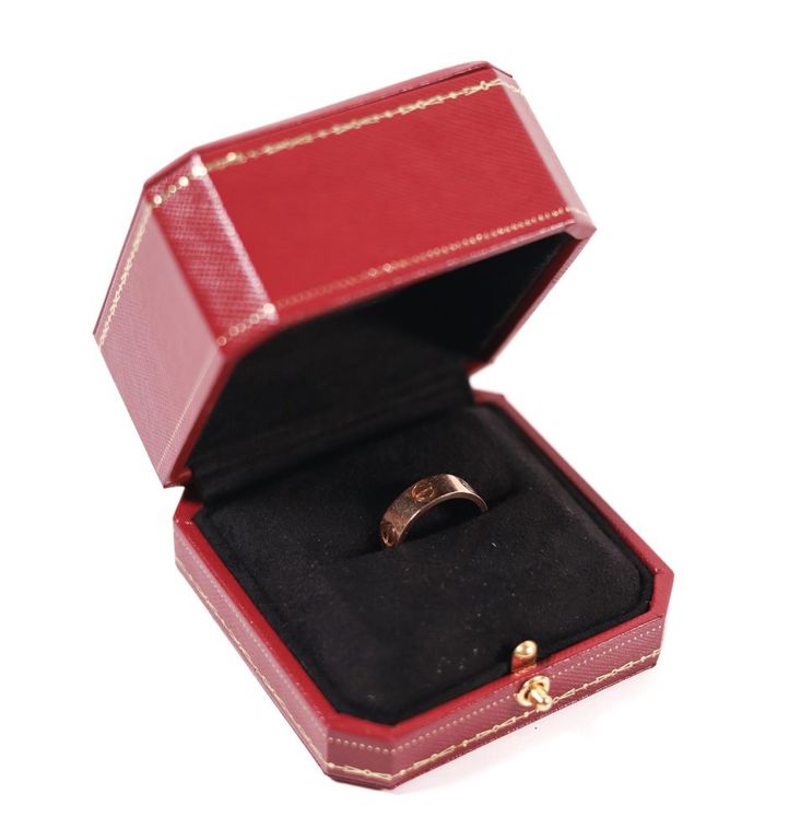 18k yellow gold love style ring
