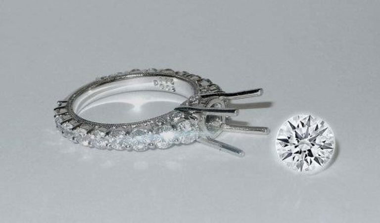 Diamond Platinum Engagement Ring