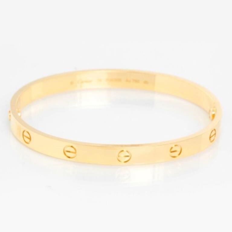 Cartier Love Bracelet 18k Yellow Gold