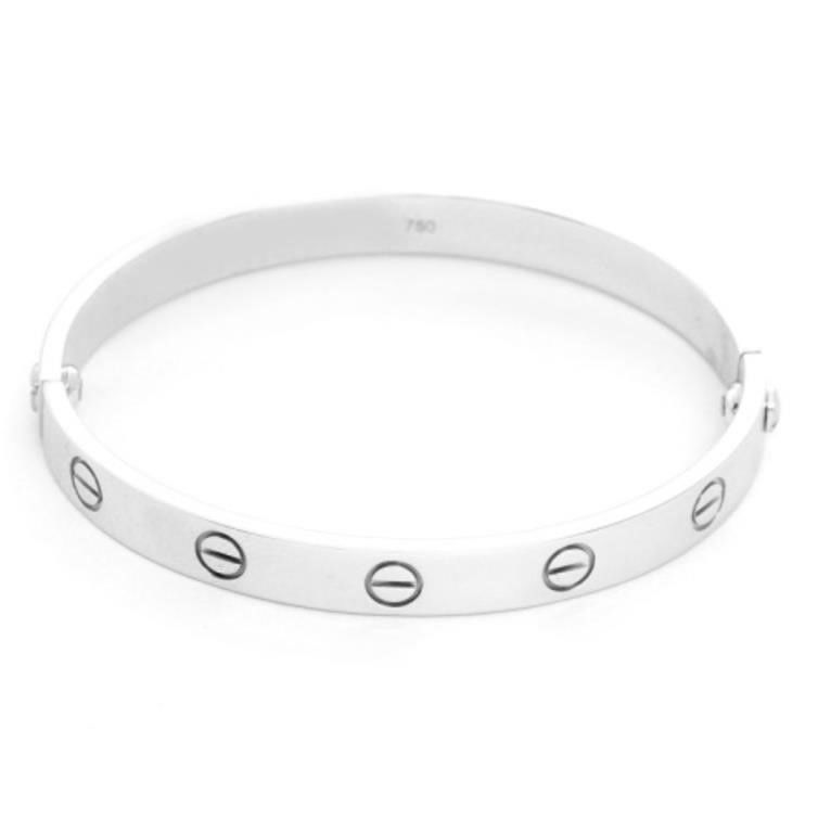 Cartier Love Bracelet 18k White Gold