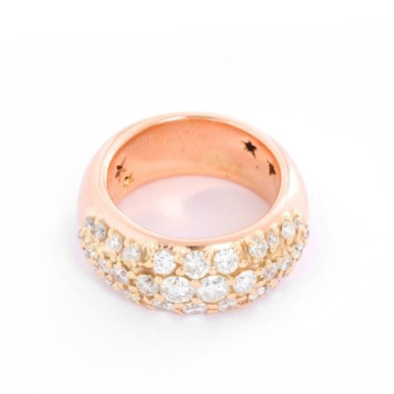 Rose and Yellow Gold Diamond Ring