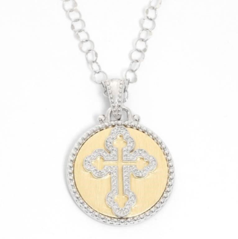 Jude Frances Mixed Metal 18K Guinevere Pendant Necklace
